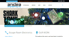 Desktop Screenshot of anidea-engineering.com